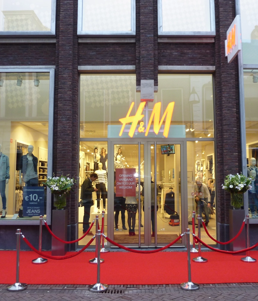 H&M winkels landelijk 2014
